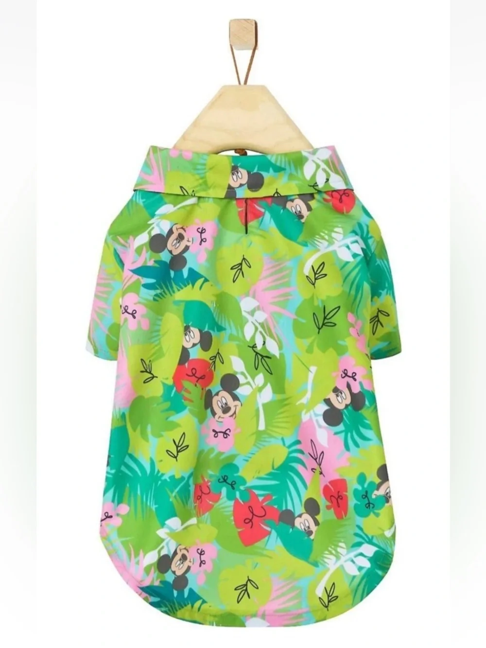 🆕 DISNEY Mickey Mouse Hawaiian Shirt For Dogs SIZE MEDIUM (10-22pounds)